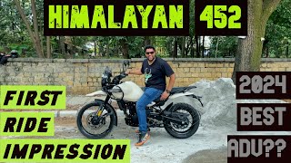 Royal Enfield Himalayan 452 First ride impressions | India's Best ADV bike in 2024 ?? | Bigbangbiker