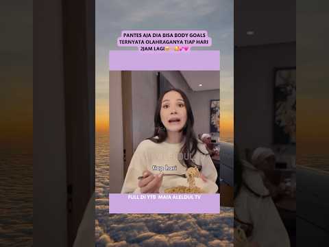 PANTES AJA ALYSSA PAS NIKAH BODY GOALS BANGETT 😍🫶🏼 #alyssadaguise #maiaestianty #alghazali