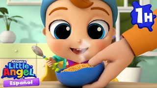 Bebé Juan come saludable 🥦 Canciones Infantiles🎵| Juega y aprende | Moonbug Español | Little Angel