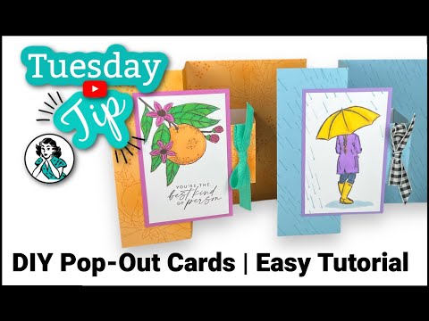 Pop Out Panel Cards That Can Be Made With Simple Supplies