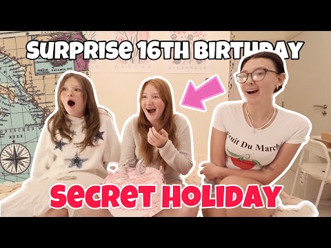 SURPRISING THE GIRLS WITH A SECRET HOLIDAY FOR ESMÉS 16TH BIRTHDAY!