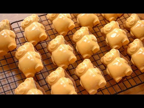 황치즈 곰돌이 마들렌 만들기 황치즈마들렌 레시피 황치즈휘낭시에 Yellow Cheese Madeleine Recipe 태운버터 레시피 황치즈레시피 황치즈 초콜릿 마들렌 황치즈베이킹