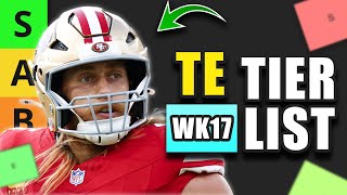 Week 17 TE Rankings: Is Your Fantasy Team's TE Top 10?