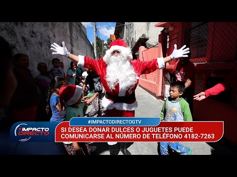 Santa Claus guatemalteco recauda juguetes para Navidad para niños de escasos recursos económicos