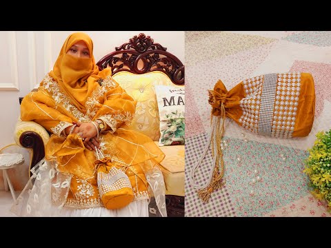 পুটলি ব্যাগ বানানোর সহজ আইডিয়া | DIY POTLI BAG | How to make potli bag | potli bag making