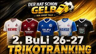 2. BuLi AUSWÄRTSTRIKOTS RANKING 26-27 - DER HAT SCHON GELB!