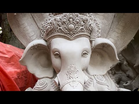 गणेश जी🙏🏻की मूर्ति को कैसे बनाया❤️जाता है #foodtown #trending #Ganesh  #shreeganesh