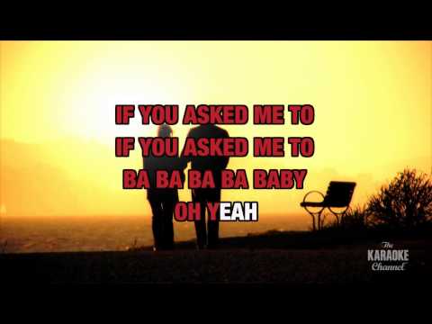 If You Asked Me To : Céline Dion | Karaoke with Lyrics