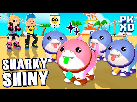 ✨ O Novo Tubarão Rosa SHINY Invadiu o PK XD