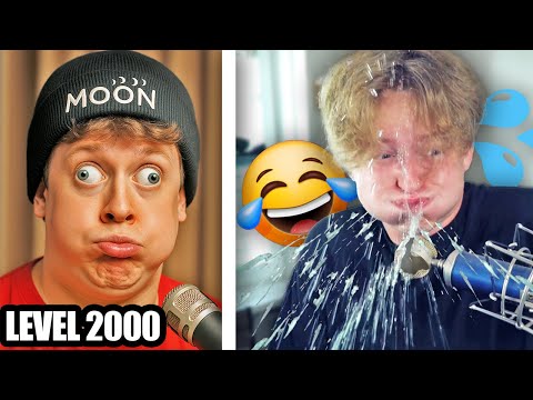 Skús sa NEZASMIAŤ s Vodou v Hube vs. Moon YTP