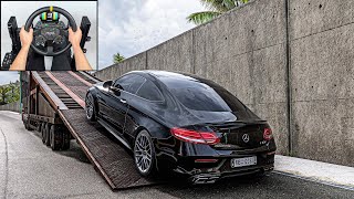 Mercedes C63 AMG | Forza Horizon 5 | Steering Wheel Gameplay