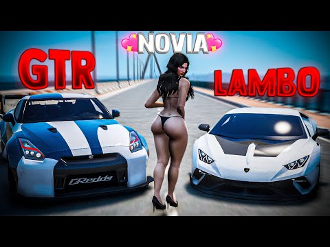 APUESTO a mi NOVIA en una CARRERA en GTA5 RP