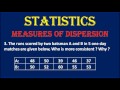 Statistical Measures and Coefficient of Variance