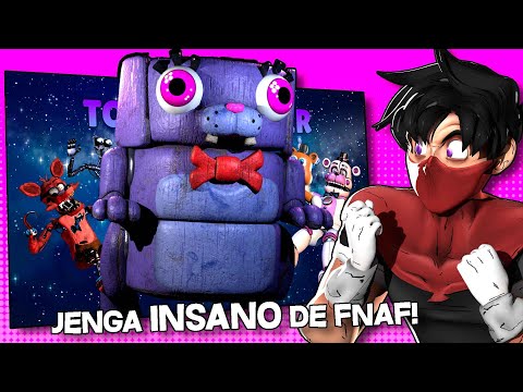 ENDERBUILDER JOGA FNAF : TOTEM STACKER! (ESSA GENTE INVENTA CADA COISA...)