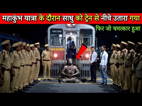 प्रयागराज महाकुंभ यात्रा के दौरान 🚆 ट्रेन से साधु को उतारा गया 😱- देख सबके आंसू आगए 😭