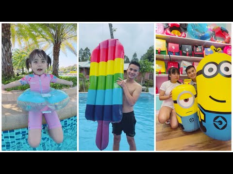 Daughter & Father - Summer Swimming 🤿👧🏻😍 by Su Hao #shorts