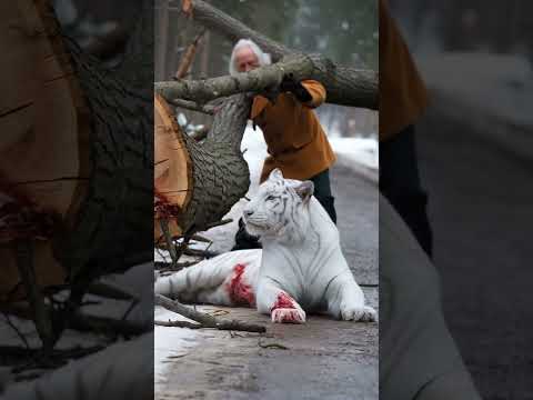 Tiger cub saved her mom