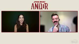 Adria Arjona talks about her role as Bix Caleen on Andor!