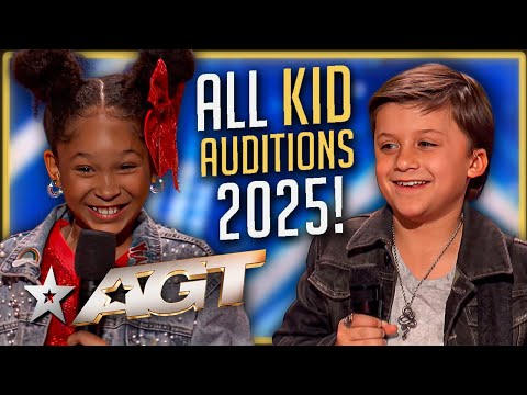 America's Got Talent 2025 - ALL Kid Auditions!