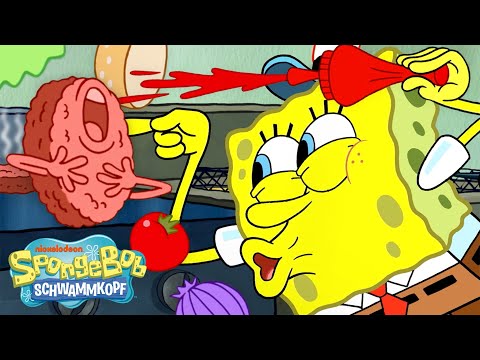 SpongeBob | Halt, lasst SpongeBob kochen 🔥 | 60-Minuten-Compilation | SpongeBob Schwammkopf