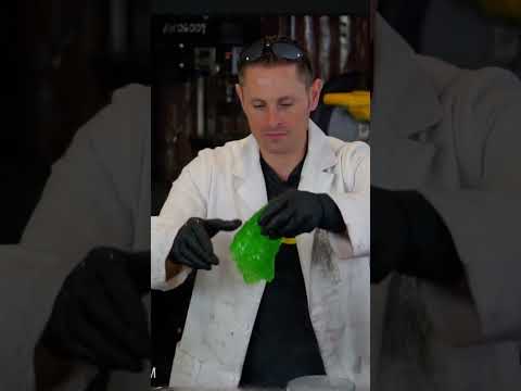 What would happen if you dunked slime into liquid nitrogen?