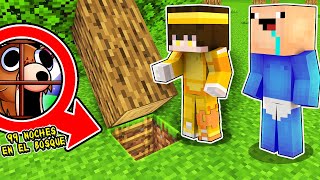 ¡Encontramos la MEJOR BASE SECRETA del MONSTRUO de 99 NOCHES en el BOSQUE en Minecraft!
