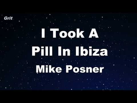 I Took A Pill In Ibiza – Mike Posner Karaoke 【No Guide Melody】 Instrumental