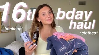 16TH BIRTHDAY HAUL *clothes, makeup, new car??*