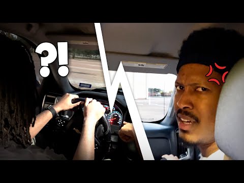 My Friends Give Me My Very First Driving Lesson...
