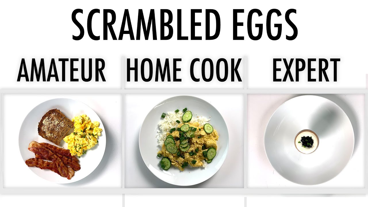 4 Levels of Scrambled Eggs: Amateur to Food Scientist Epicurious