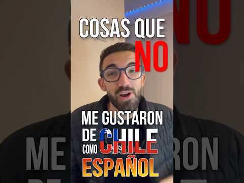 COSAS QUE NO ME GUSTARON DE CHILE COMO ESPAÑOL 🇨🇱🫣 PARTE 2 #humor #chile #santiago #viral
