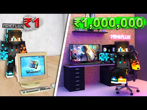 My New  ₹100 Lakh Minecraft SETUP TOUR🤑| AOC 27G4