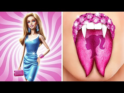 OMG! 🔴 De Barbie para Vampira 🩸 A Transformação Mais Incrível de Todas!