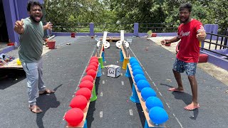 Ludo Flip Pop Balloon and Drop Steel Glass By Ludo Flip Steel ball roll Challenge