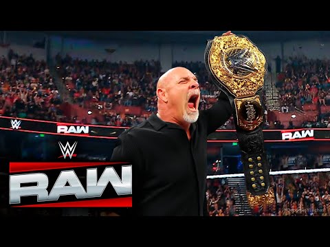 GOLDBERG CAMPEON en RAW 16 DE JUNIO 2025 |  WWE RAW 16/06/2025 EN VIVO | GOLDBERG REGRESA A WWE