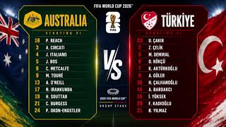 Australia VS Turkey - 2026 FIFA World Cup - BBC Radio 5 Live Commentary