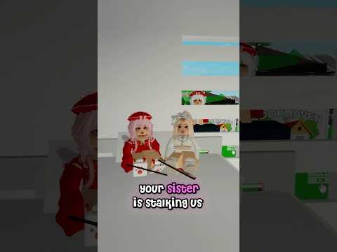 Lisaaah The Copycat #roblox #robloxstorytime #robloxshorts #brookhaven #brookhavenrp