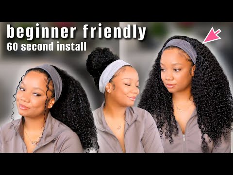 Giving My Edges A Break | 60 Second Half Wig Install Protective Style | Asteria Hair