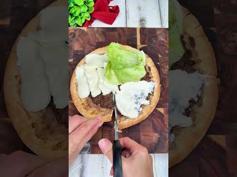 PIADABURGER 4 INGREDIENTI IN FRIGGITRICE AD ARIA
