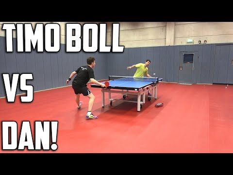Timo Boll vs TableTennisDaily's Dan!