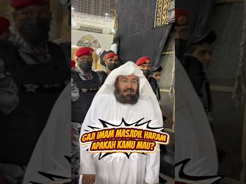 Gaji Imam Sholat Masjidil Haram Makkah #shortvideo #kisahislami #palestine #fyp