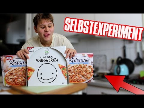 Eine Woche nur PIZZA ESSEN! 😱🍕 - Selbstexperiment (lecker Thunfisch😄)