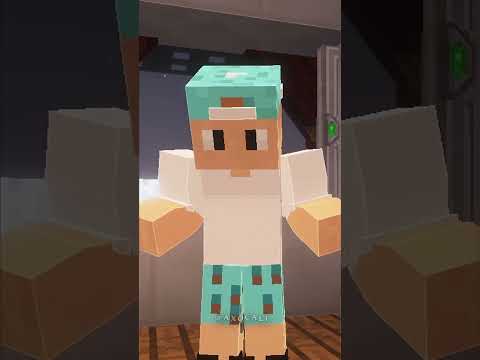 FOI NA HORA ERRADA! 😨 VERSÃO MINECRAFT @nautamc   #minecraft #trap  #animations #nautamc #shorts