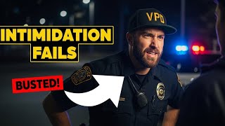 Cops Intimidation Fails So His Ego Gets Hurt