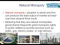 Understanding Natural Monopolies and Regulation