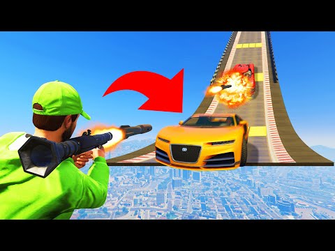 DESTROY The Car Before It HITS YOU! (GTA 5 Funny Moments)