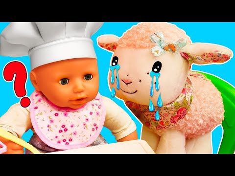 ¡Annabell cuida de su ovejita! Videos de bebés con la muñeca Baby Born