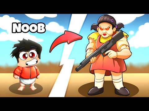 Pro Karakter oldum! Aybüke Çok Sinirlendi - Roblox Squid Game Evolution