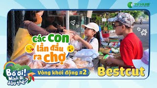 BỐ ƠI MÌNH ĐI ĐÂU THẾ? Bé Sâu, Sóc, Sun Và Tuệ Minh Lần Đầu ra Chợ Cực Lanh 😍