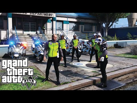 Trevor Patroli Jadi Polantas Kejar Kejaran Dengan Begal || GTA 5 Mod Polisi Indonesia